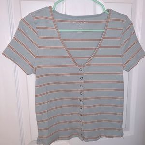 American Eagle soft & sexy rib tee size medium